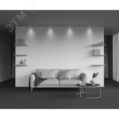 Светильник встраиваемый Round DL058-7W2.7K-W Белый - фото 7