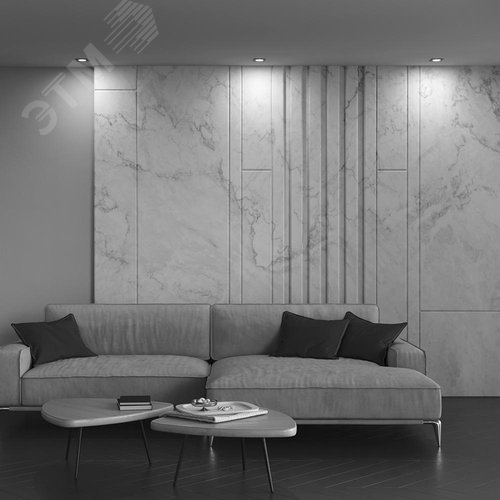 Светильник встраиваемый Atom Черный - фото 6