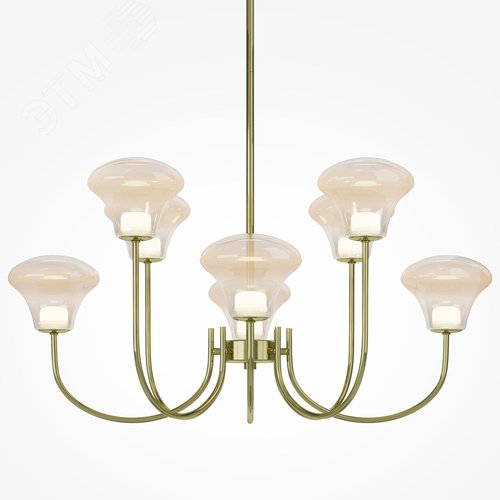 Светильник подвесной Dynasty LED 30W Латунь - фото 4
