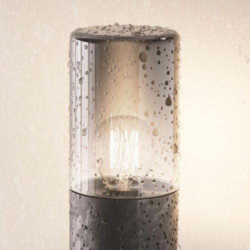 Светильник ландшафтный Outdoor Amas IP 54 E27х1х60W Графит - фото 6