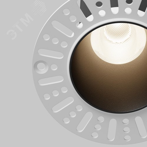 Светильник встраиваемый Dip DL120-10W-4K-TRS-B Черный - фото 2