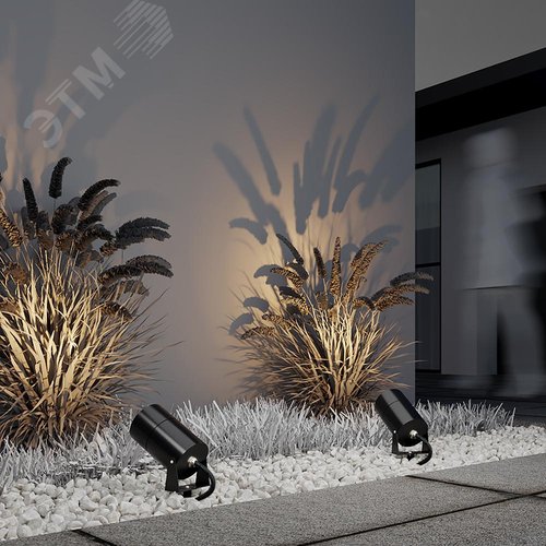 Светильник ландшафтный Outdoor Bern IP 65 LED 15W 3000 K Графит - фото 4