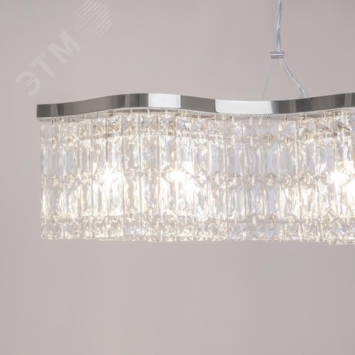 Светильник подвесной Dune E14х6х60W Хром - фото 4