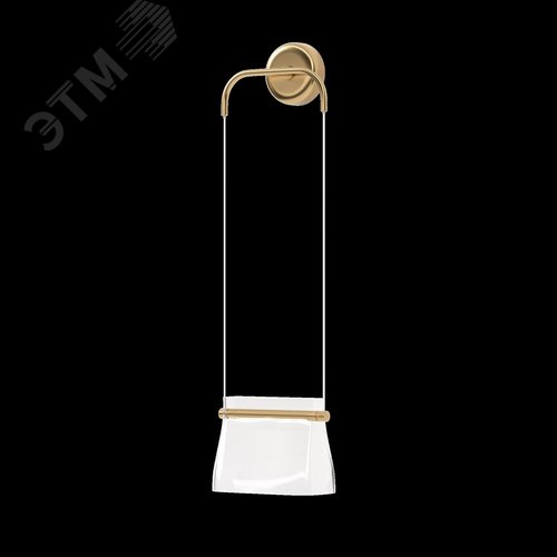 Светильник настенный (бра) Maytoni MOD170WL-L8BS3K1 Латунь - фото 4