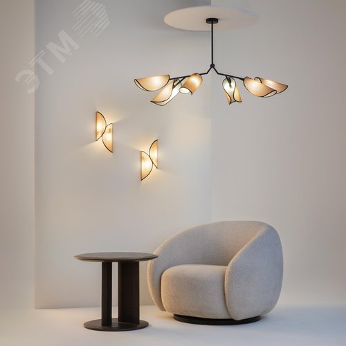 Светильник подвесной Organic G9х6х12W Черный - фото 4