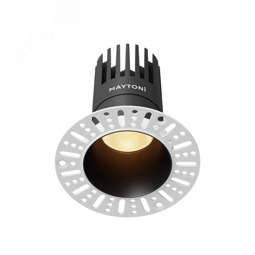 Светильник встраиваемый Dip DL122-15W-2.7K-TRS-B Черный - фото 1