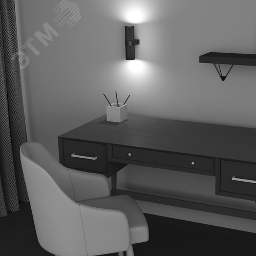 Светильник настенный (бра) Technical C069WL-02B Черный - фото 7