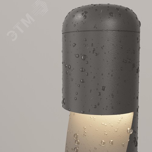 Светильник ландшафтный Outdoor Hagen IP 65 LED 5W 3000 K Графит - фото 6