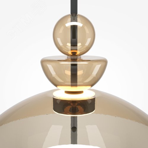 Светильник подвесной Bangkok LED 12W Черный - фото 4