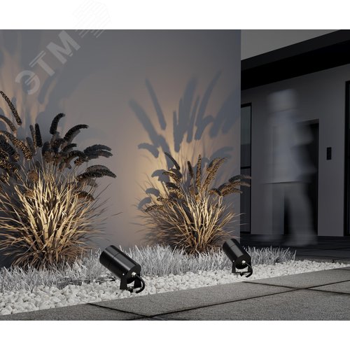 Светильник ландшафтный Outdoor Bern IP 65 LED 15W 3000 K Графит - фото 6