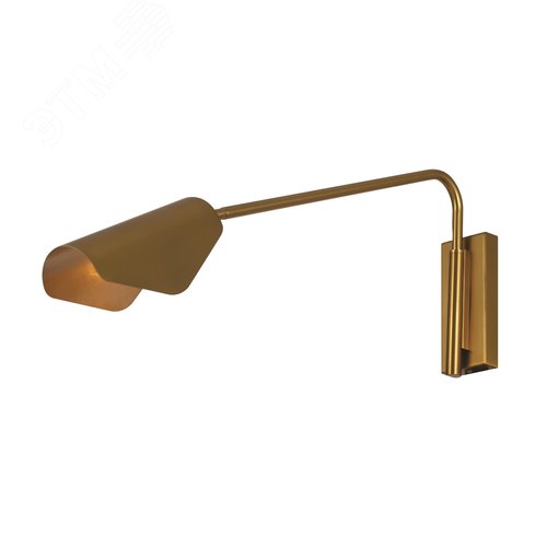 Светильник настенный (бра) Maytoni MOD417WL-01BS1 Латунь - фото 6