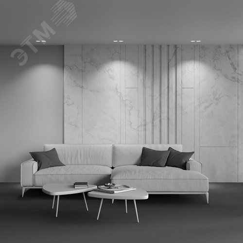 Светильник встраиваемый Gyps Modern DL002-GU10-02-W Белый - фото 6