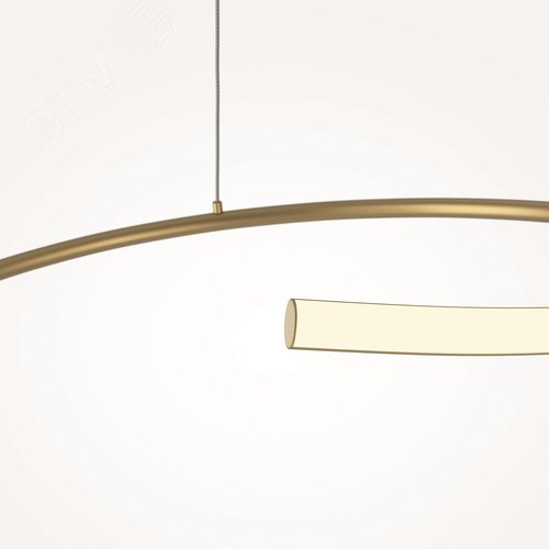 Светильник подвесной Curve LED 31W Латунь - фото 4