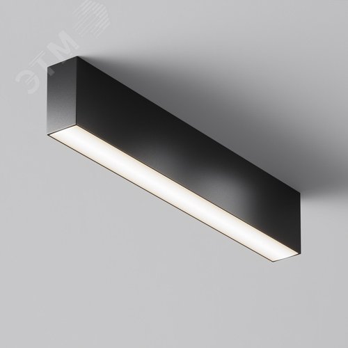 Светильник потолочный Basis LED 20W Черный - фото 4