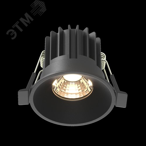 Светильник встраиваемый Round DL058-7W3K-B Черный - фото 3