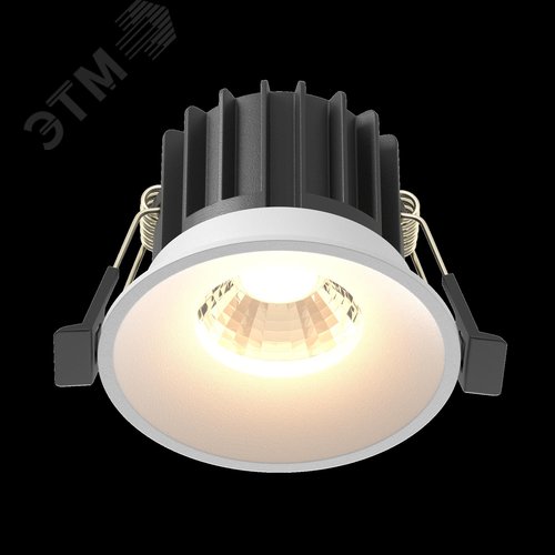 Светильник встраиваемый Round DL058-12W3K-W Белый - фото 4