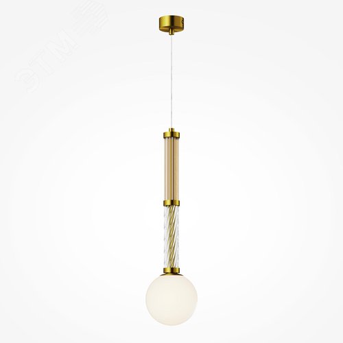 Светильник подвесной Teatro G9х1х28W Латунь - фото 4