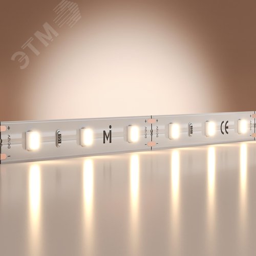 Лента светодиодная 9,6Вт/м 12В 4000K IP20 120 LED/м - фото 2