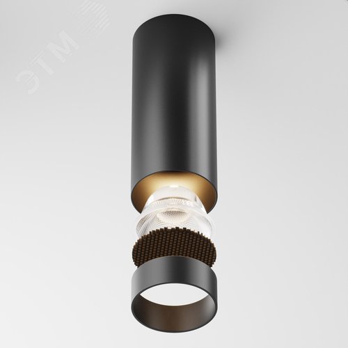 Светильник потолочный FOCUS LED LED 12W Черный - фото 4