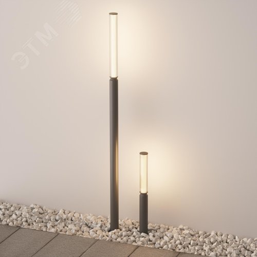 Светильник ландшафтный Outdoor Lit IP 65 LED 12W 3000 K Графит - фото 7