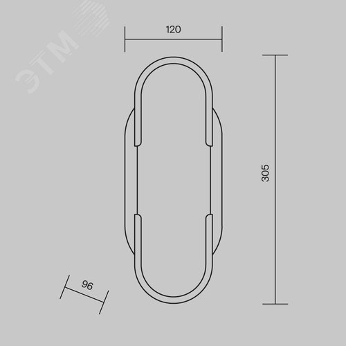 Светильник настенный (бра) Maytoni MOD099WL-01G3 Латунь - фото 3