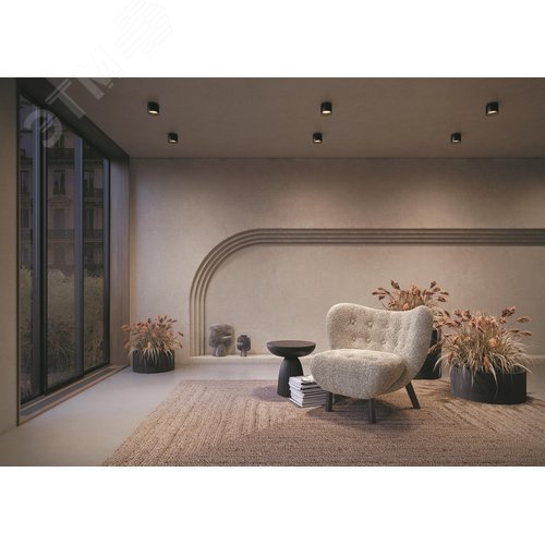 Светильник потолочный Planet LED 12W Черный - фото 5