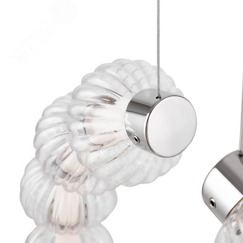 Светильник подвесной Amulet LED 23W Хром - фото 4
