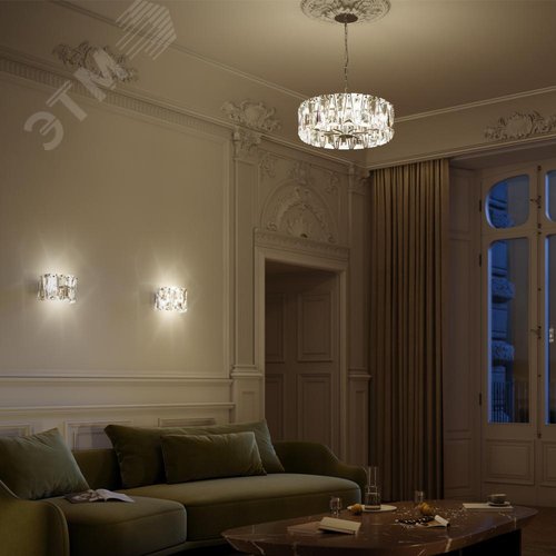 Светильник подвесной Puntes E14х6х60W Золото - фото 3