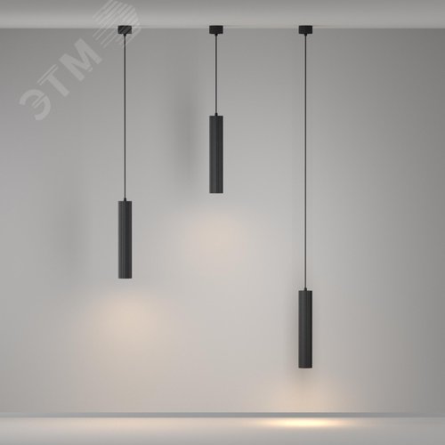 Светильник подвесной Calipso GU10х1х10W Черный - фото 4