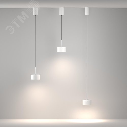 Светильник подвесной Glare LED 12W Белый - фото 7