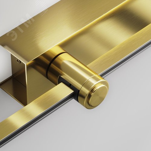 Основание настенное Wall для блока питания с вводом питания Flarity латунь - фото 3