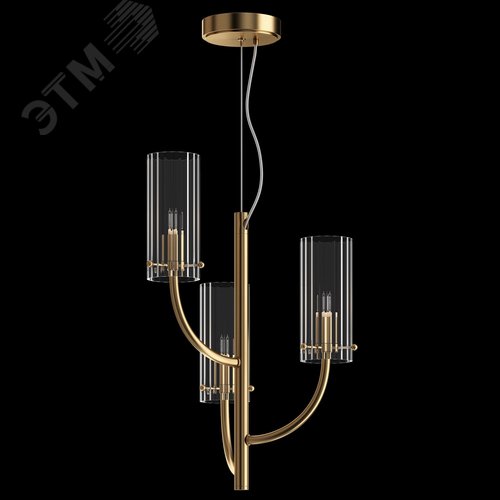 Светильник подвесной Maytoni MOD223PL-03BS Латунь - фото 4