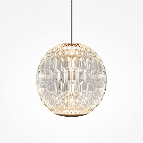Светильник подвесной Sapphire LED 18W Латунь - фото 6