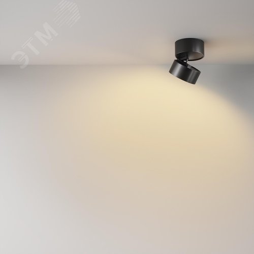 Светильник потолочный Onda LED 12W Черный - фото 3