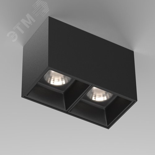 Светильник потолочный Alfa LED LED 24W Черный - фото 2
