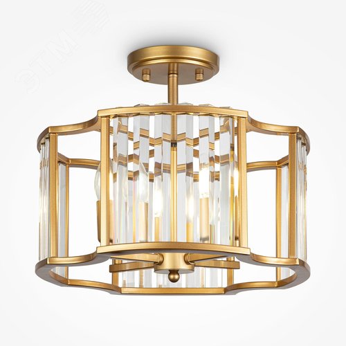 Светильник потолочный Solar E14х4 Золото - фото 2