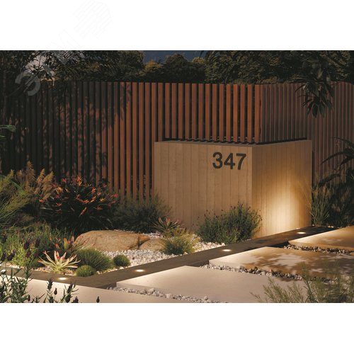 Светильник ландшафтный Outdoor Brill IP 67 LED 2W 3000 K Графит - фото 3