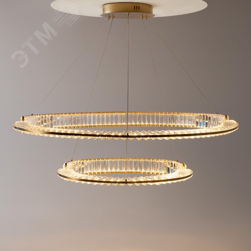 Светильник подвесной Krone LED 90W Латунь - фото 7