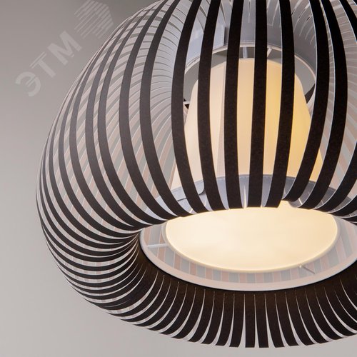 Светильник подвесной Kirigami E27х1х60W Черный - фото 6