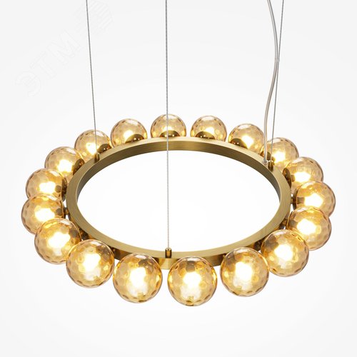 Светильник подвесной Ambre LED 32W Латунь - фото 6