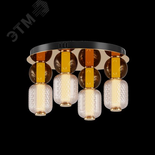 Светильник потолочный Drop LED 60W Золото - фото 4