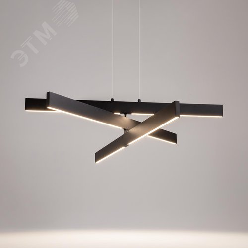 Светильник подвесной Origami LED 48W Черный - фото 6