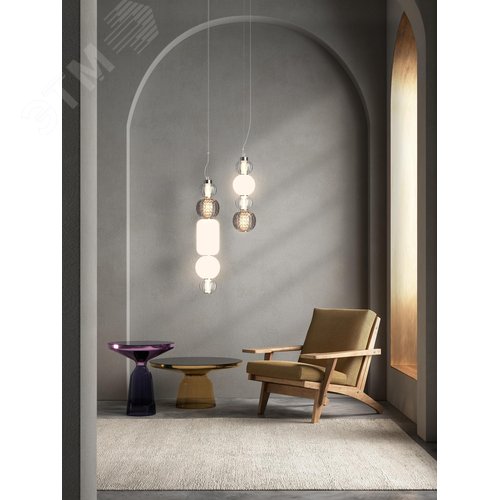 Светильник подвесной Collar LED 17W Хром - фото 5