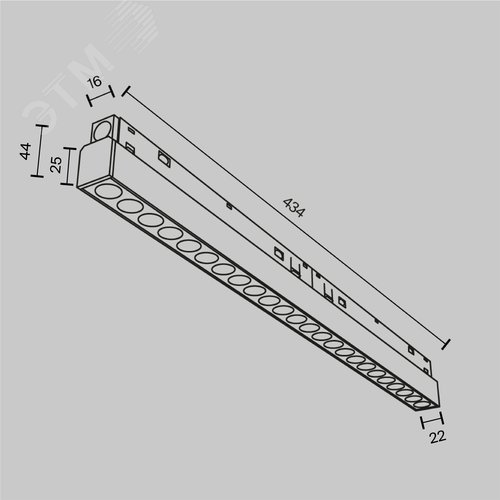Светильник трековый Points Exility 2700-6000K 24Вт 36 град Dim Dali1 - фото 7