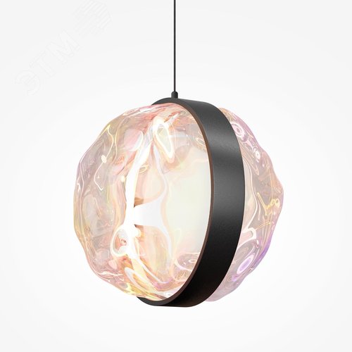 Светильник подвесной Misterio LED 15W Черный - фото 4