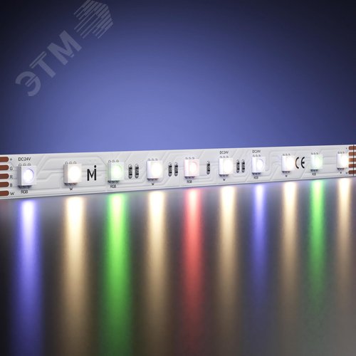 Лента светодиодная 24В 5050 14,4Вт/м 3000К 5м IP 20 - фото 3