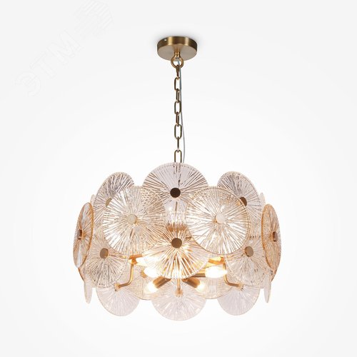 Светильник подвесной Aster E14х8х40W Золото - фото 6