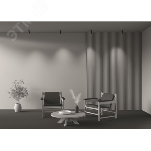 Светильник встраиваемый Focus T Черный - фото 6