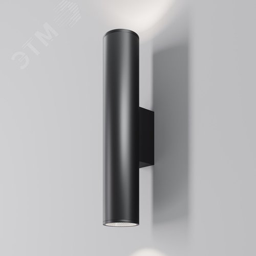 Светильник уличный LED настенный Shim 3000K 30Вт IP65, черный - фото 3