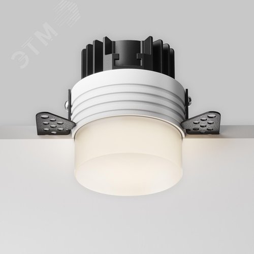 Светильник встраиваемый Nude DL065-12W4K-TRS-W Белый - фото 4